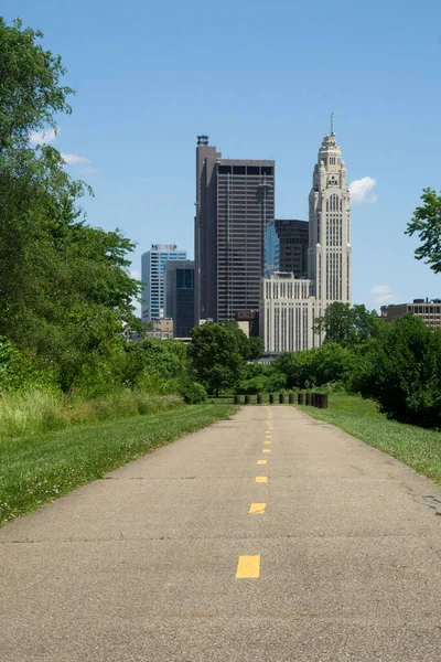 Trilha Bicicleta Columbus Ohio Verão — Fotografia de Stock