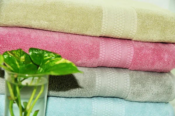 Soft cotton terry bath towel