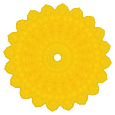 Çokgen yapılan altın yuvarlak geometrik arka plan.