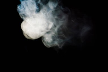 Sıcak karanlık oda arka planda Buhar akış.