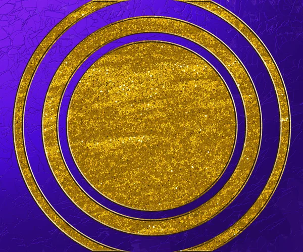 Декоративная Фиолетовая Золотая Текстура Блестками Качестве Абстрактного Фона — стоковое фото