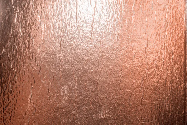 Textura Metálica Lámina Oro Rosa Como Fondo Abstracto — Foto de Stock