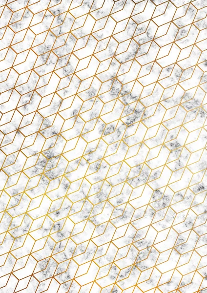 Trendig Designmall Med Marmor Och Guld Texturer — Stockfoto