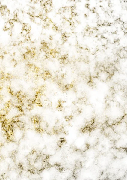 Grunge detailed white marble with gold glitters texture as abstract background.