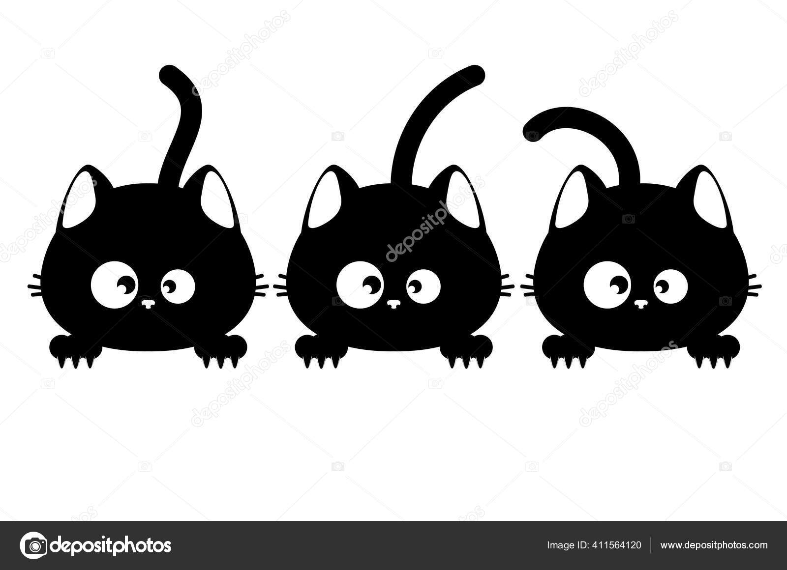 Mignon Dessin Anime Trois Tetes Chat Noir Illustration Banniere Image Vectorielle Par Artshock C Illustration Mignon Dessin Anime Trois Tetes Chat Noir Illustration Banniere Image Vectorielle Par Artshock C Illustration