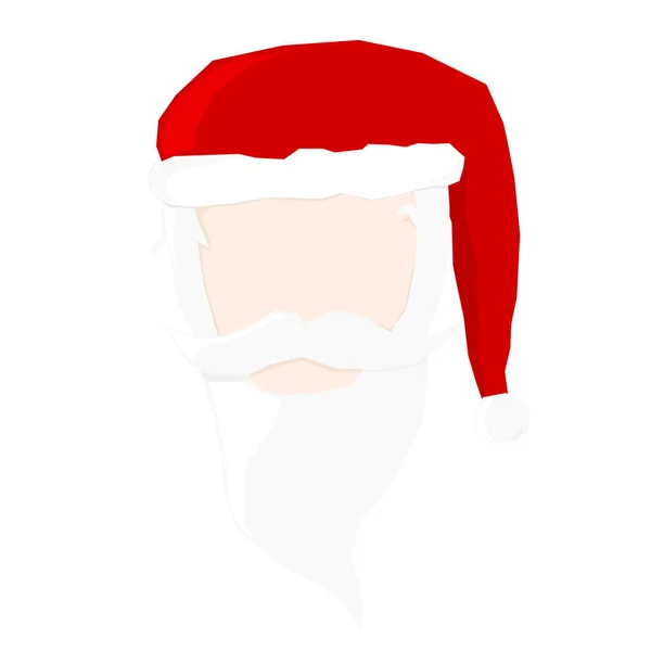 Babbo Natale Bianco Nero — Foto Stock