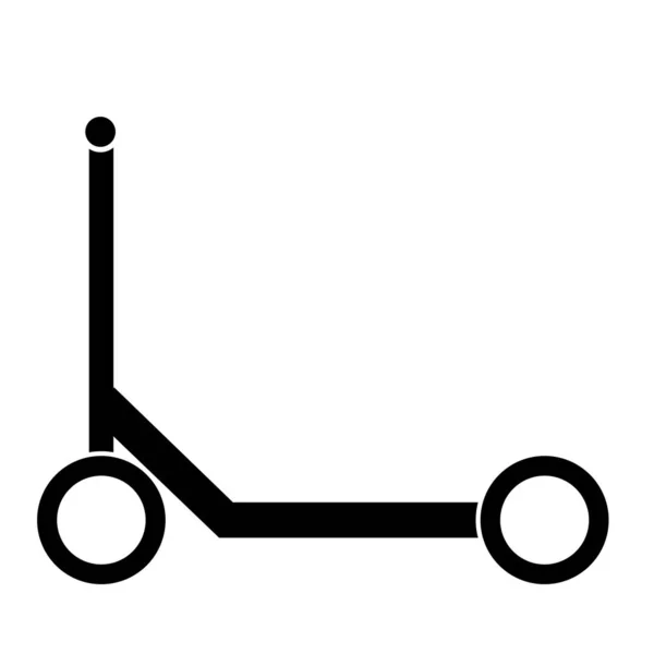 Ícone Condução Para Scooter — Fotografia de Stock