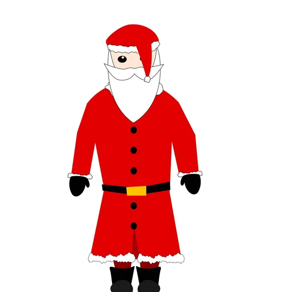 Santa Claus Jako Znamení Vánoční Sezóny — Stock fotografie