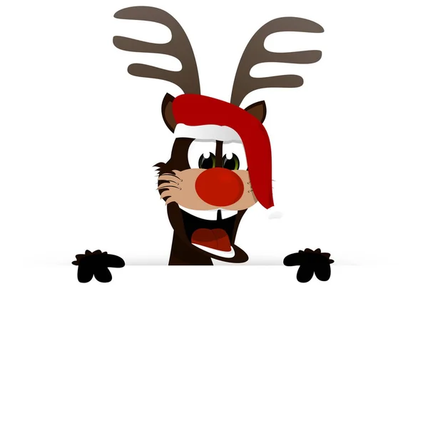 Rudolf Red Nose Reindeer — Stock Photo, Image