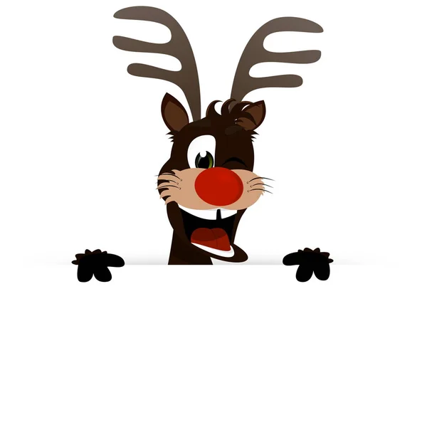 Rudolf Red Nose Reindeer — ストック写真