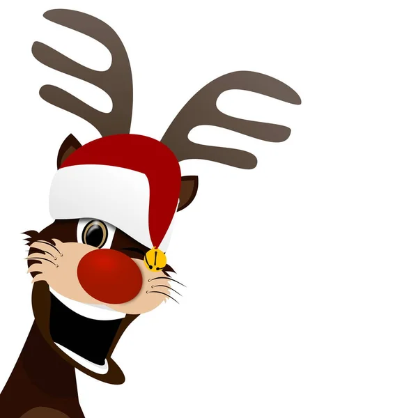 Rudolf Red Nose Reindeer — Stock Photo, Image