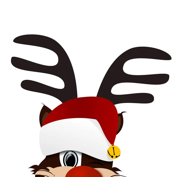 Rudolf Red Nose Reindeer — Stock Photo, Image