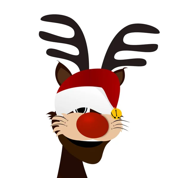 Rudolf Red Nose Reindeer — Stock Photo, Image