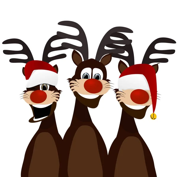 Rudolf Red Nose Reindeer — Stock Photo, Image