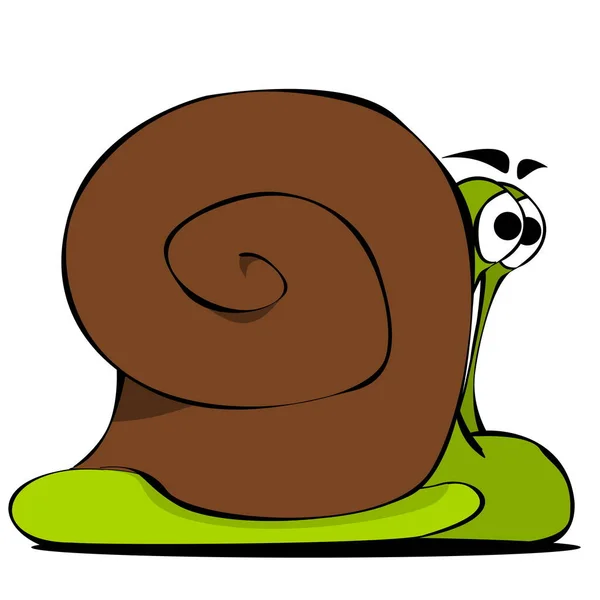 Funny Comic Style Slug — Stock Photo, Image