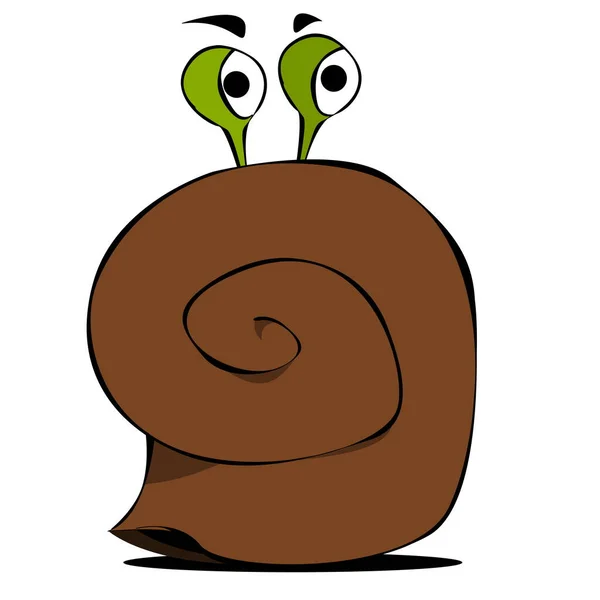 Funny Comic Style Slug — Stock Photo, Image