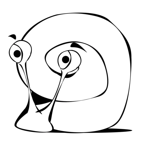 스러운 스타일의 민달팽이 — 스톡 사진