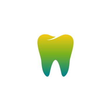 Basit Diş Bakımı logo şablonu, Logo sembol vektörü