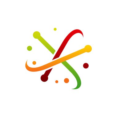 Ciğerler Renkli Logo konsept vektörü, Renkli Modern Akciğerler Sağlık Logosu şablonu