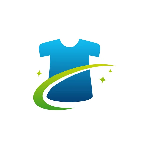 Camisa Pano Logotipo Projeta Vetor Conceito Projetos Logotipo Moda Com — Vetor de Stock