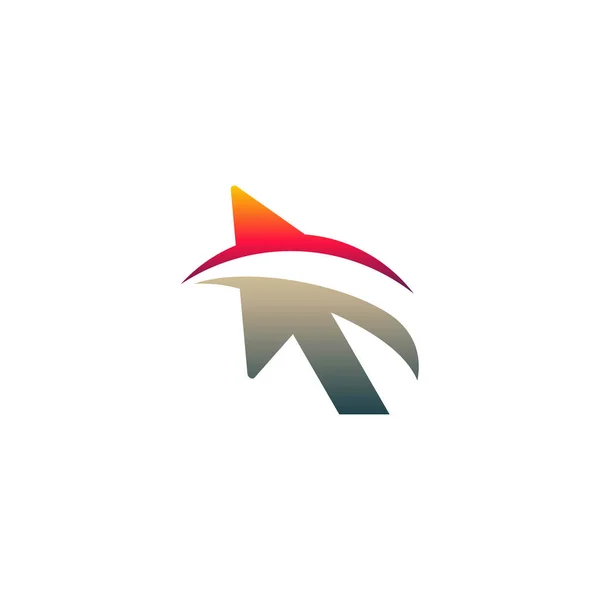 Online Λογότυπο Δρομέα Σχεδιάζει Διάνυσμα Δρομέας Swoosh Λογότυπο Σχεδιάζει Πρότυπο — Διανυσματικό Αρχείο