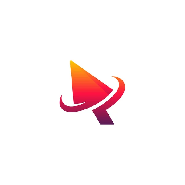Online Logo Kurzoru Navrhuje Vektor Kurzor Šablonou Návrhu Loga Swoosh — Stockový vektor