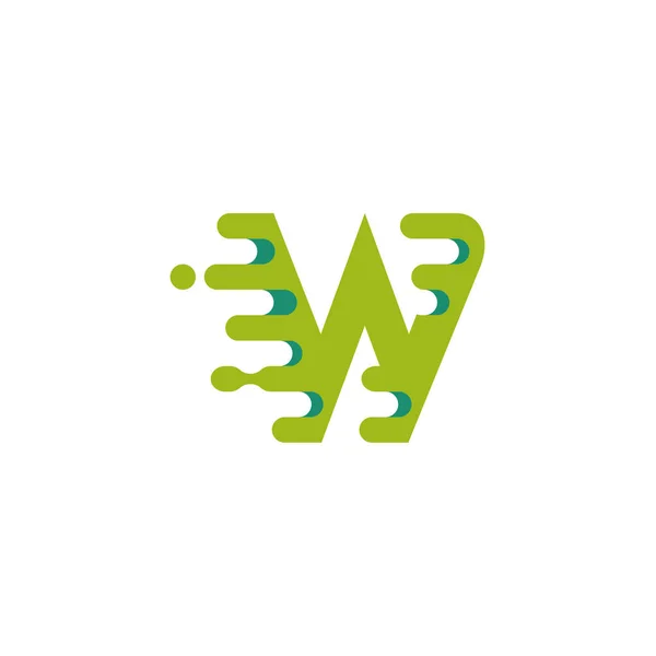 Szybkie Poruszanie Początkowe Logo Wektor Technologia Biznes Szablon Logo Cyfrowe — Wektor stockowy
