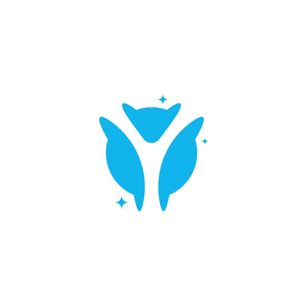Letra Inicial Swoosh Orbit Logo Designs Vector Logo Inicial Para — Vector de stock