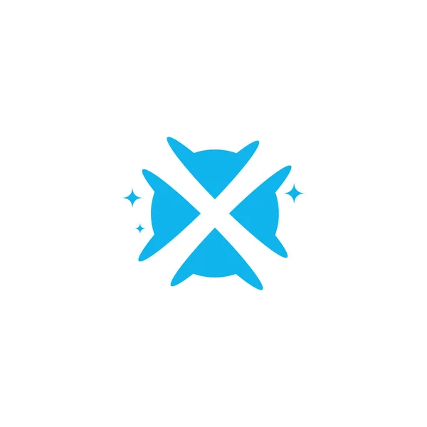 Initiële Letter Swoosh Orbit Logo Designs Vector Initiële Logo Voor — Stockvector