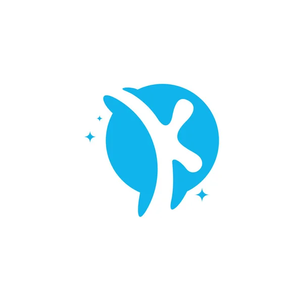 Eerste Letter Swoosh Orbit Logo Designs Vector Eerste Logo Voor — Stockvector