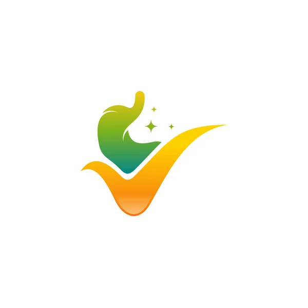 Diseño Del Logo Stomach Check Vector Conceptual Plantilla Del Logotipo — Vector de stock