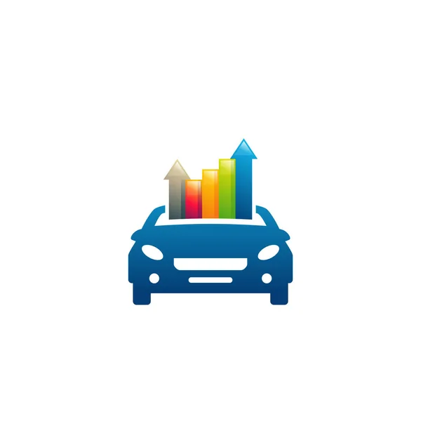 Концептуальный Вектор Дизайна Логотипа Автомобиля Вектор Дизайна Логотипа Car Finance — стоковый вектор