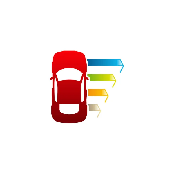 Концептуальный Вектор Дизайна Логотипа Автомобиля Вектор Дизайна Логотипа Car Finance — стоковый вектор