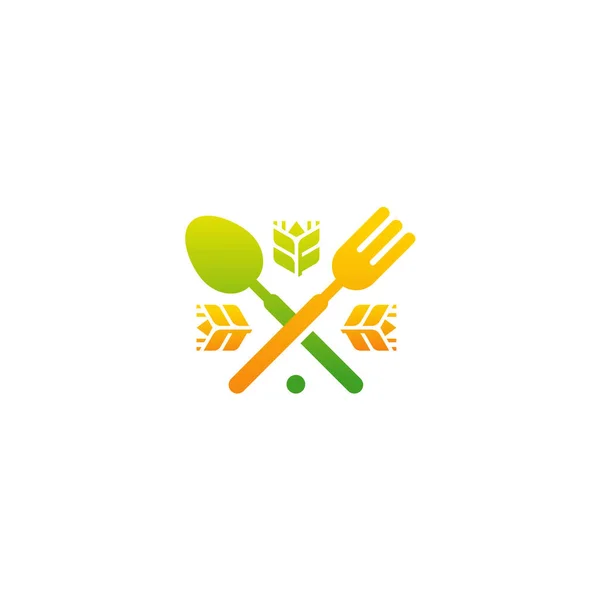 Λογότυπο Wheat Meal Σχεδιάζει Concept Vector Ενώ Λογότυπο Grain Σχεδιάζει — Διανυσματικό Αρχείο