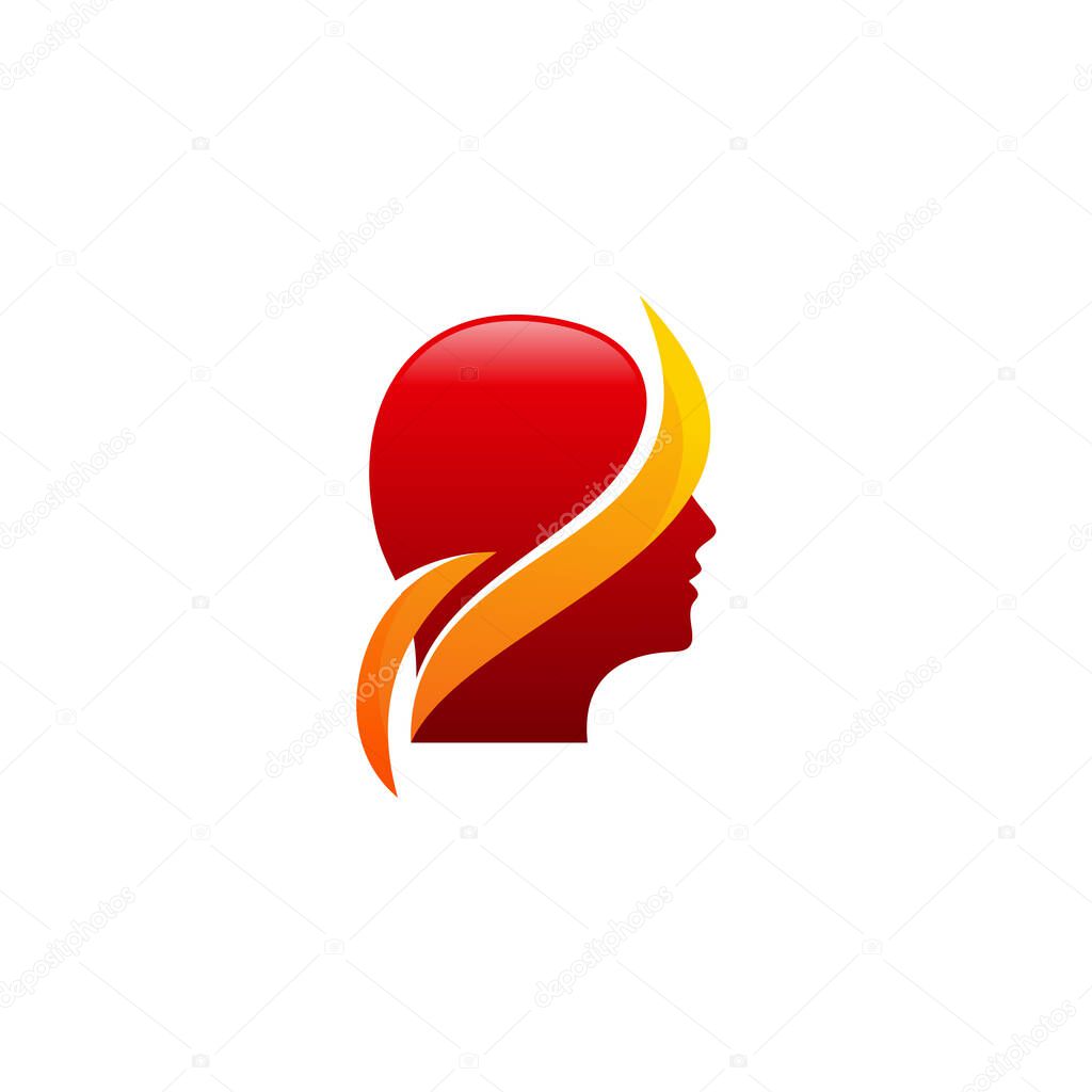 Modern Smart Mind logo designs concept vector, Head Care logo template