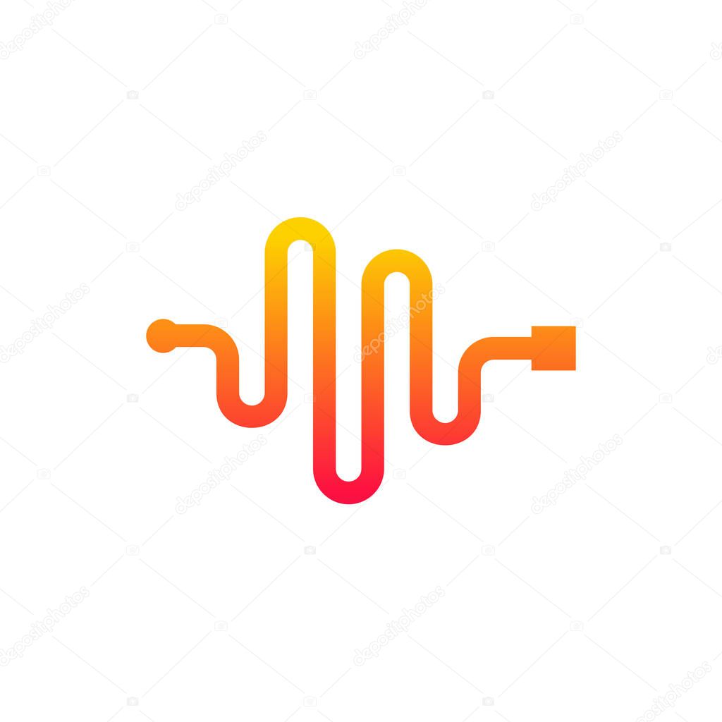 Pulse Healthcare logo designs vector, Color heartbeat Logo symbol