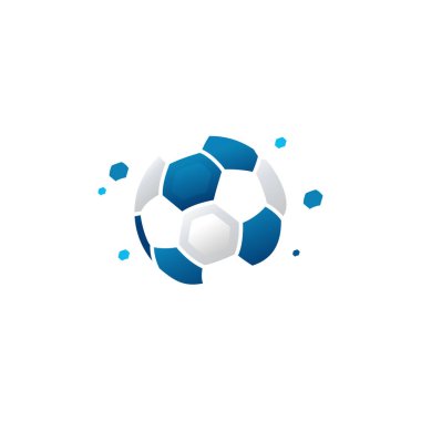 Soyut Çember Futbol Tasarım Vektörü,