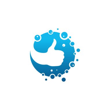 Clean Touch logo tasarımı konsept vektörü, Basit Temiz logo şablonu, Çevrimiçi Temizlik logosu sembolü