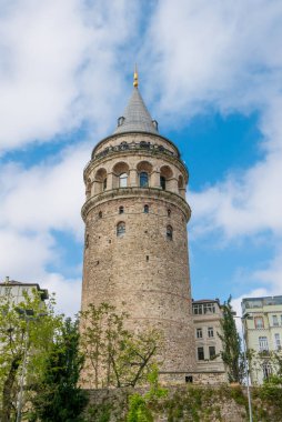 Ünlü Galata Kulesi, Istanbul, Türkiye