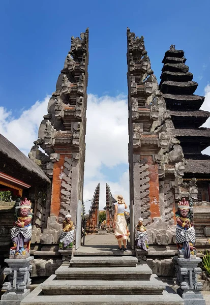 Храм Пура Улундану Батур Районе Кинтамани Бали — стоковое фото