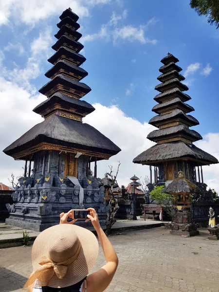 Tapınak Pura Ulundanu Batur Bali Kintamani Alanında — Stok fotoğraf