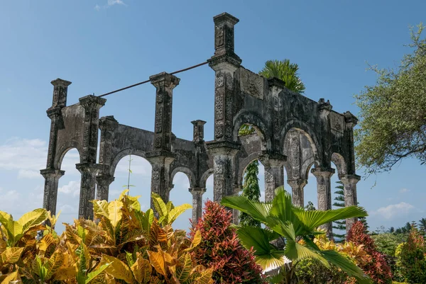 Minne Ruinerna Taman Ujung Water Palace — Stockfoto