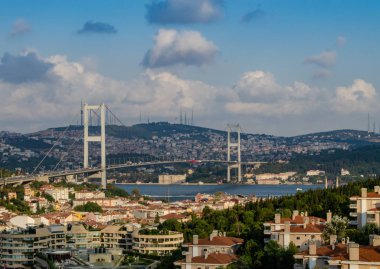 İstanbul 'daki Boğaz Köprüsü