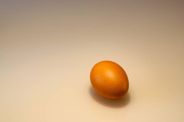 Cam yüzeyde koyu yumurta