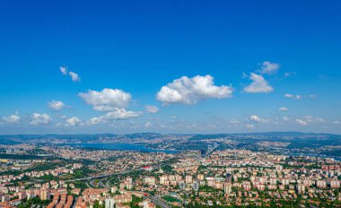 İstanbullurumeli Hisar ve Baltalimanı mahalleleri yukarıdan
