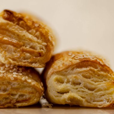 Instagram yakın çekim için Puf çörekler