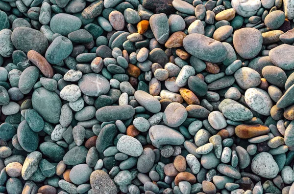 Verschiedene türkisfarbene Kieselsteine — Stockfoto