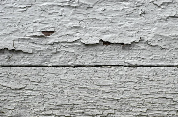 White Board Peeling Paint Darkened Element Old House Repair Needed — Stock Photo, Image