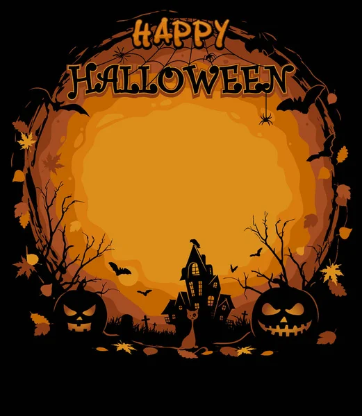 Happy Halloween Vectors Halloween Party Posters — Stock Vector