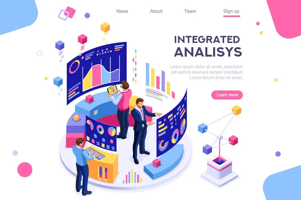 Gestion Analyse interactive — Image vectorielle